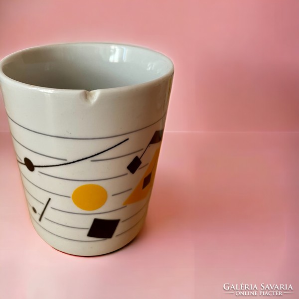 Retro, vintage Zsolnay porcelain mug set in one