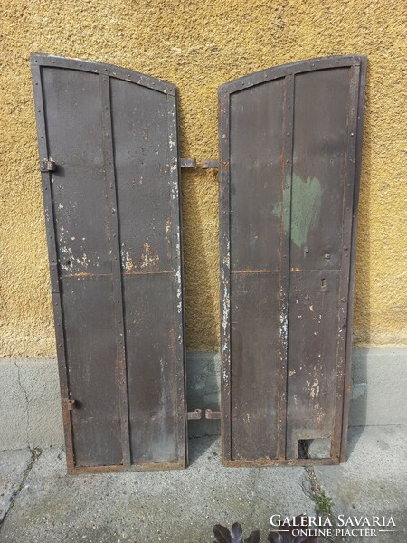Antique iron door, cellar door