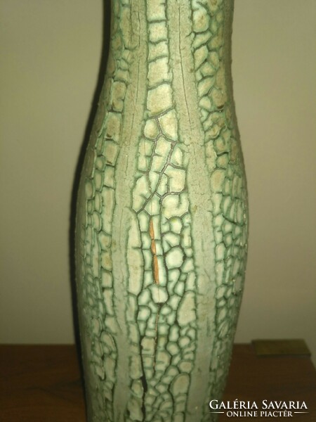Retro, cracked glazed vase