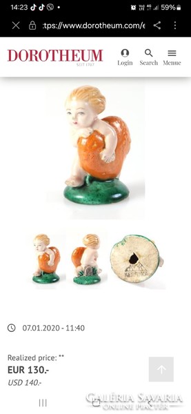 Ceramic anton klieber figurines