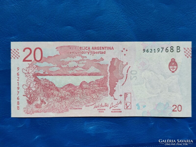 ARGENTÍNA 20 PESOS 2019 (ND 2020) LÁMA GUANAKÓ! UNC!