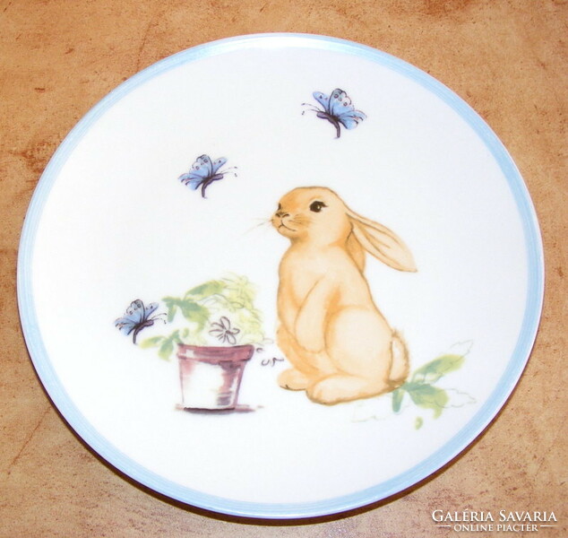 Bunny porcelain plate