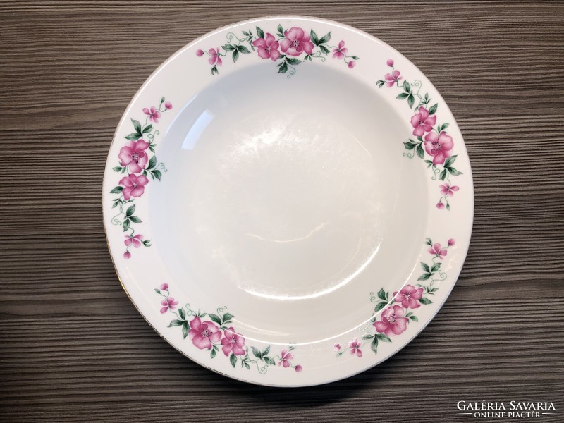 Alföldi wild rose pattern porcelain deep plate set of 5 pcs