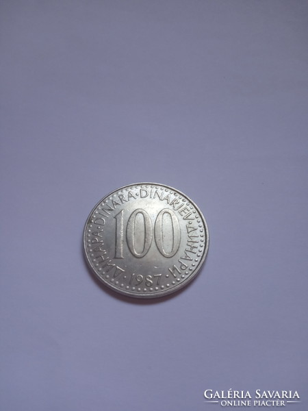 Szép 100  Dinár 1987 ( 2 )