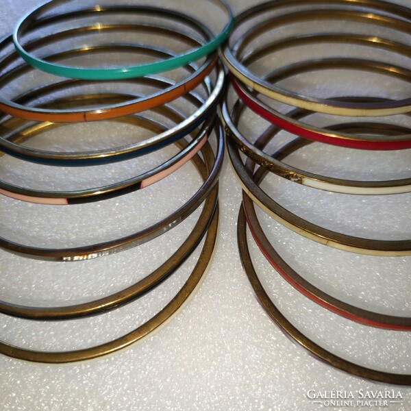 Bomb price! Pack of 13 thin copper bracelets