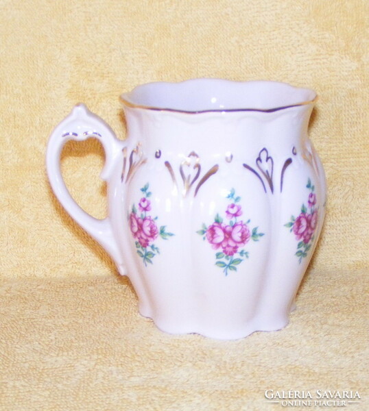 Pink belly porcelain mug