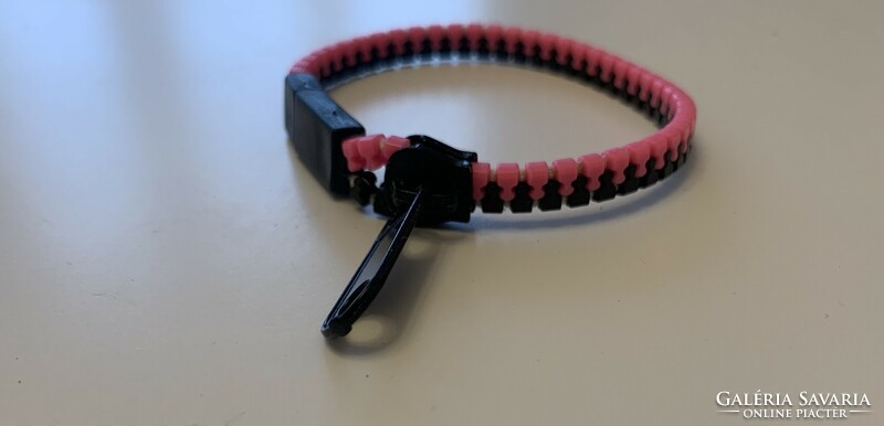 New pink black zip lock zip lock detachable designer bracelet bangle bracelet