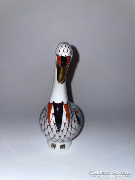 Ravenclaw porcelain swan with garden decor