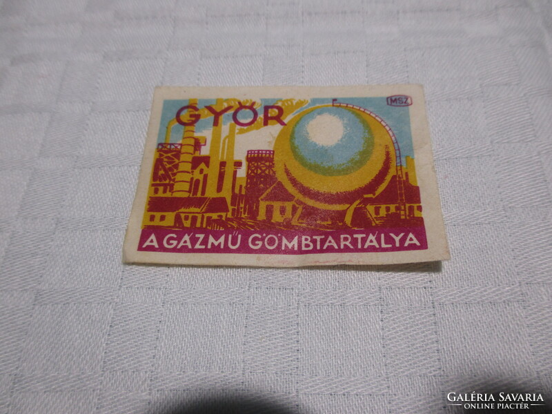 Match label - Győr, 1950s-60s