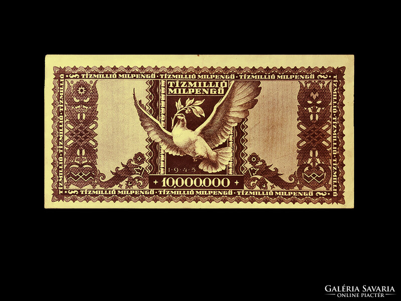 Ten million milpengő - May 1946 - inflation banknote!