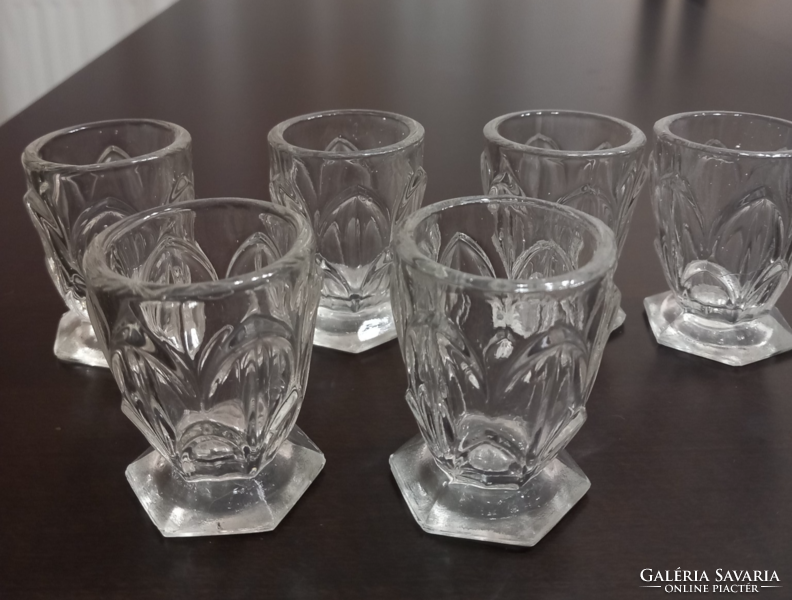 Pálinka glasses at least 100 years old