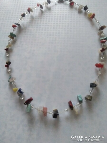 Mineral stone necklace