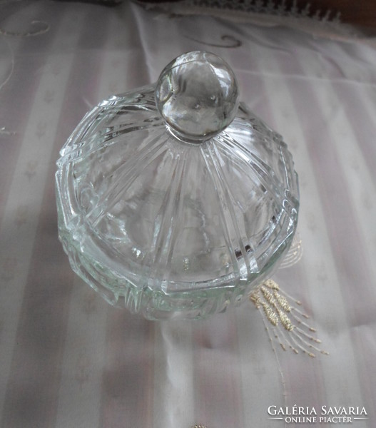 Retro / vintage glass sugar bowl