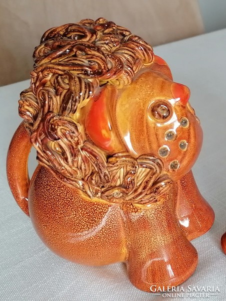 Ceramic retro lion