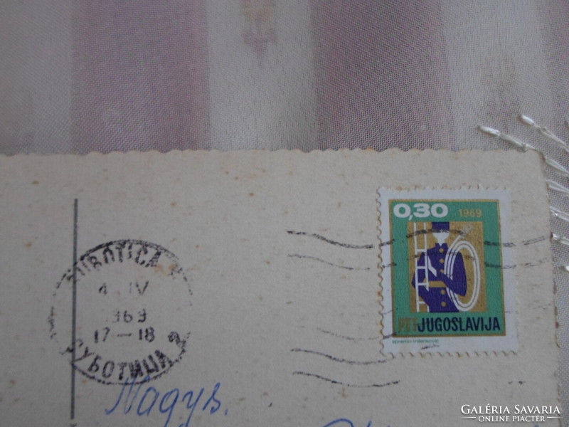 Old Easter postcard 34. (Yugoslavia, 1969)