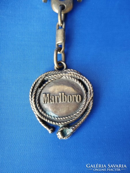 Keychain with Marlboro lettering