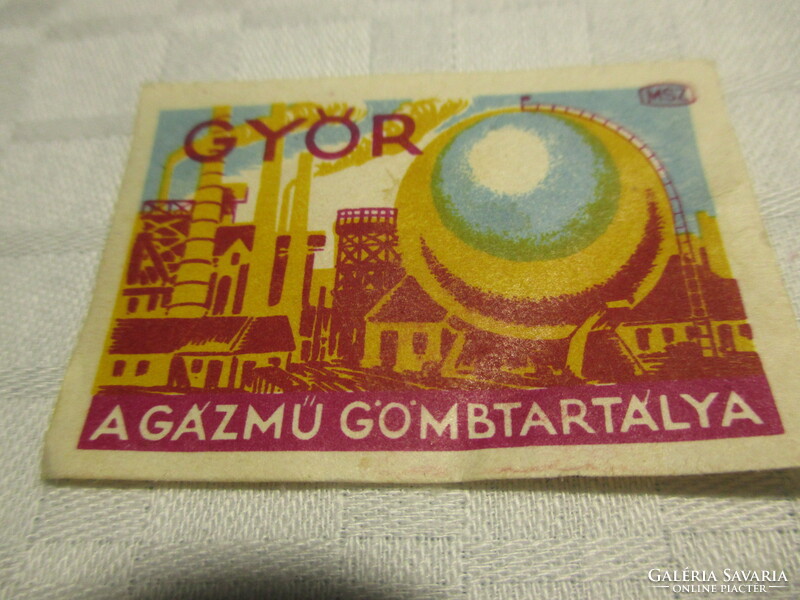 Gyufacímke-Győr 1950-60-as évek