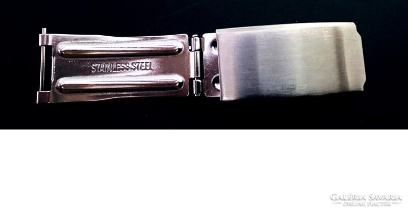 Steel watch clasp (1.5 cm wide buckle eye width)