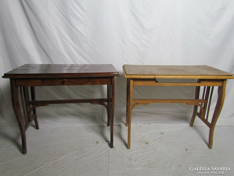 Antique Art Nouveau desk 2 pcs (polished)
