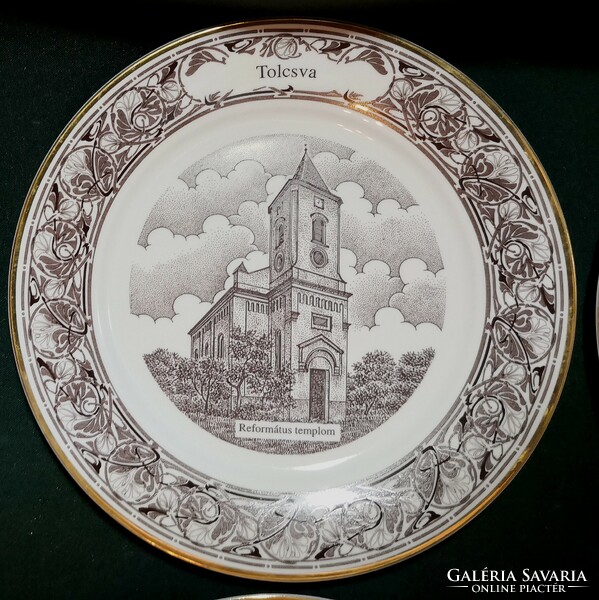 Dt/379 – decobex – tolcsva collection of 6 decorative porcelain plates