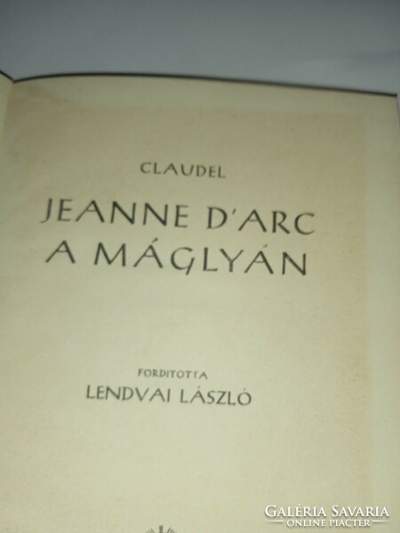 Paul Claudel - Jeanne d'arc at the stake