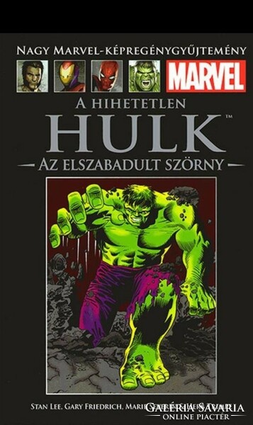 MARVEL 80 : A hihetetlen Hulk: Az elszabadult szörny ( KÉPREGÉNY KÖNYV)