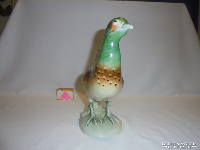 Royal dux porcelain, large pheasant figurine, nipp