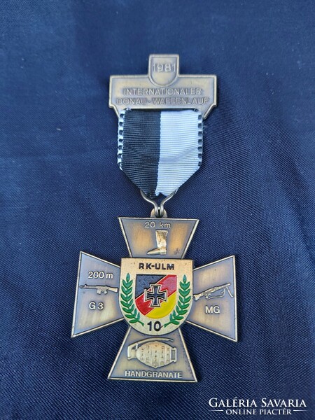 Award. Internationaler donau-waffenlauf. 1981.