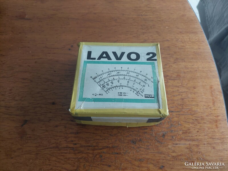 LAVO 2 retro műszer - LAVO 2 multiméter - gyűjteményi , eredeti leírás - hibátlan - 1974