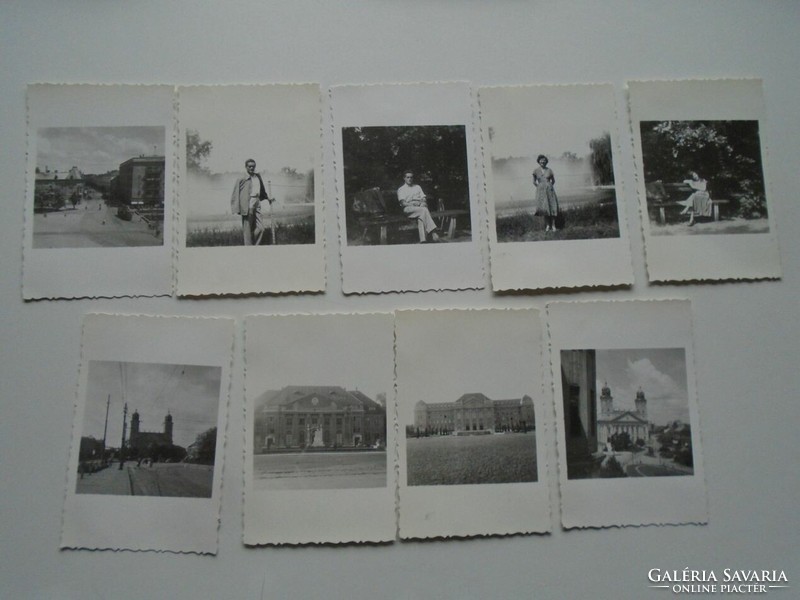 D201152 - old photos - Debrecen 19 pcs. 1957