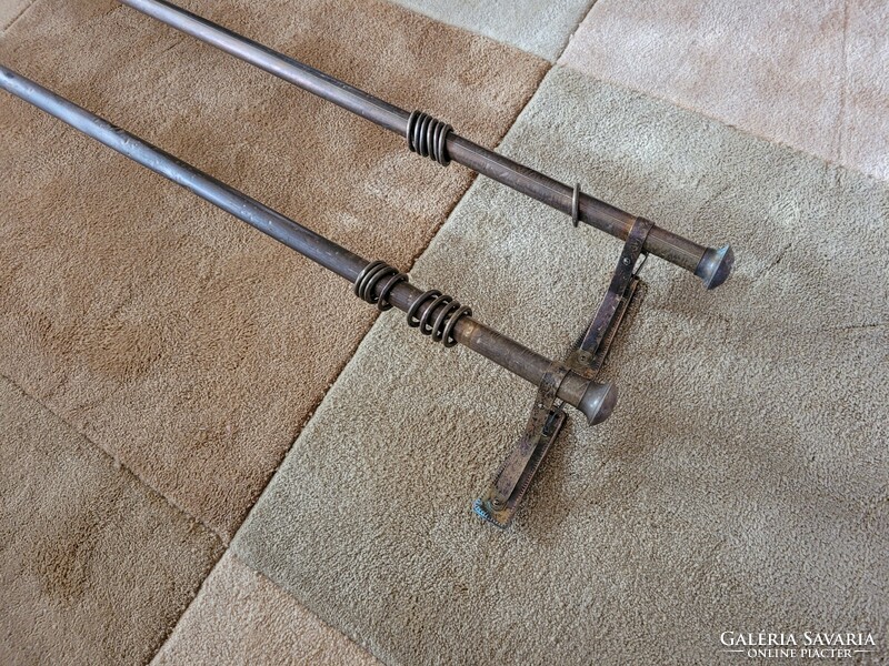 Old antique copper curtain rod 168 cm