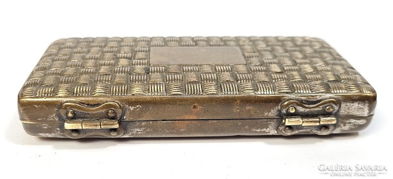 Vintage/antik GILETTE borotva tartó fém doboz