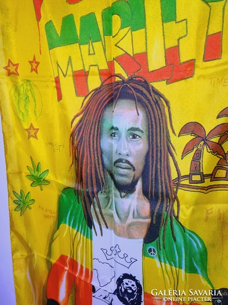 Bob Marley Fali dekoráció - kendő - zászló (7)