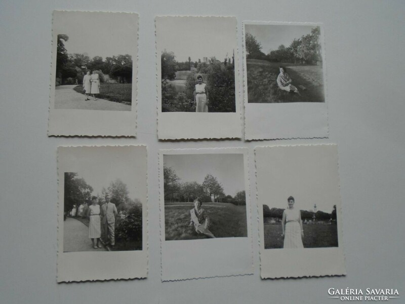 D201153 - old photos - Győr - Kőszeg 6 pcs. 1957