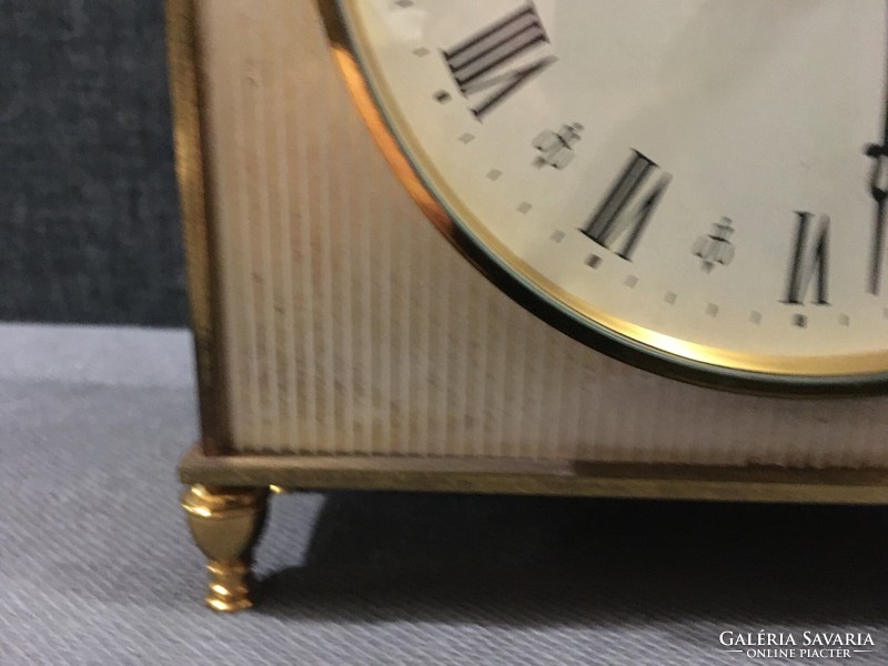 Dugena gilded bronze table clock !! 50-60 years!!!