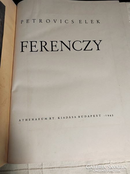 Petrovics Elek: Ferenczy Károly