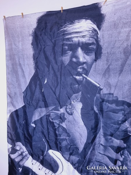 Jimi Hendrix Fali dekoráció - kendő - zászló (2)
