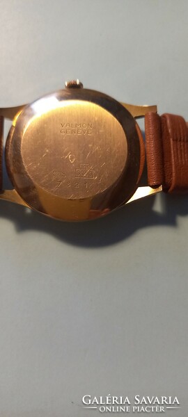 Valmon geneve 18 carat gold men's watch