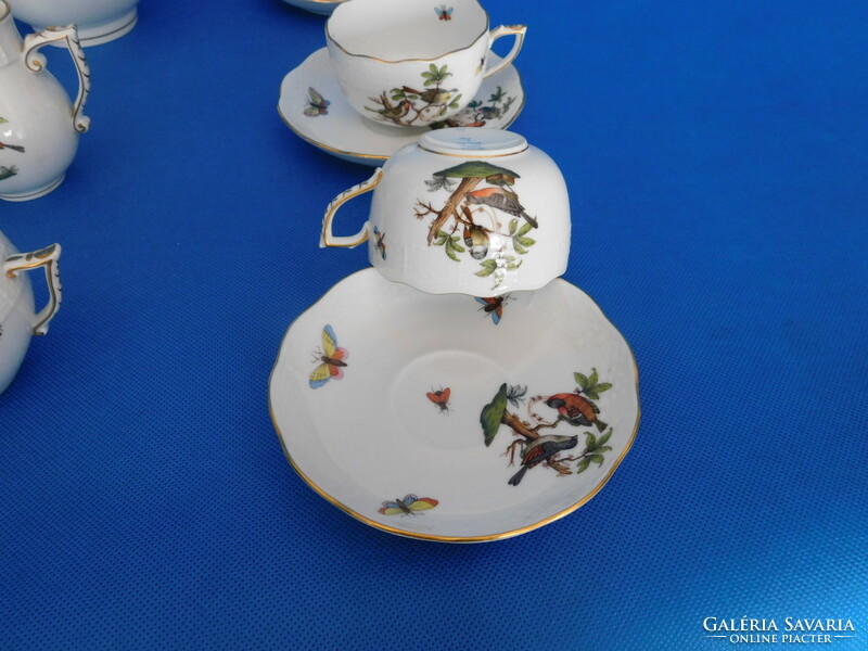 Herend Rothschild pattern 6-piece tea set