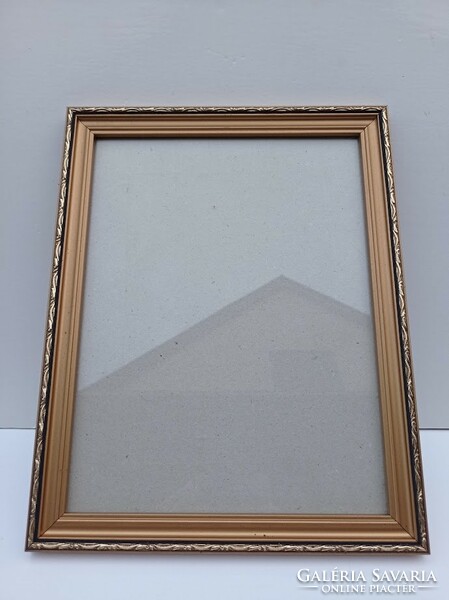 Old gilded wooden picture frame, photo frame, frame