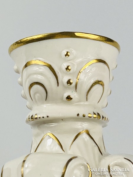 Volkstedt porcelain candle holder