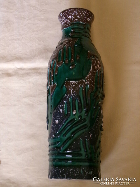 Váza kerámia fat lava 33x12cm