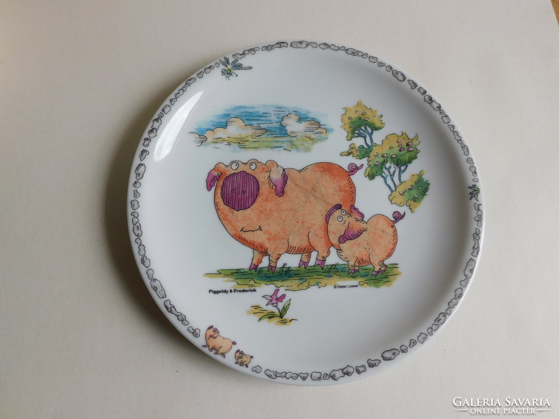 Seltmann Weiden Bavarian vintage children's plate with cartoon characters