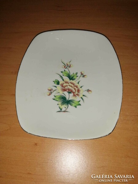 Hollóházi porcelán gyűrűtartó tálka 12,5*14,5 cm (22/d)