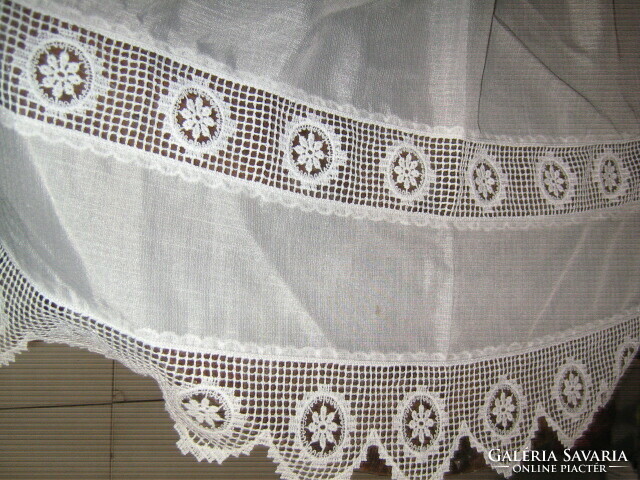 Beautiful special vintage double lace curtain