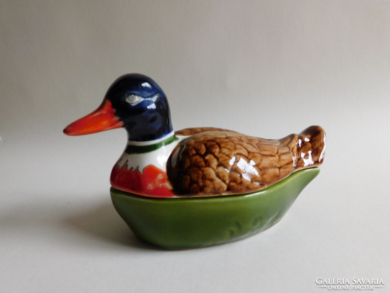 Schramberg wild duck pate serving bowl with lid