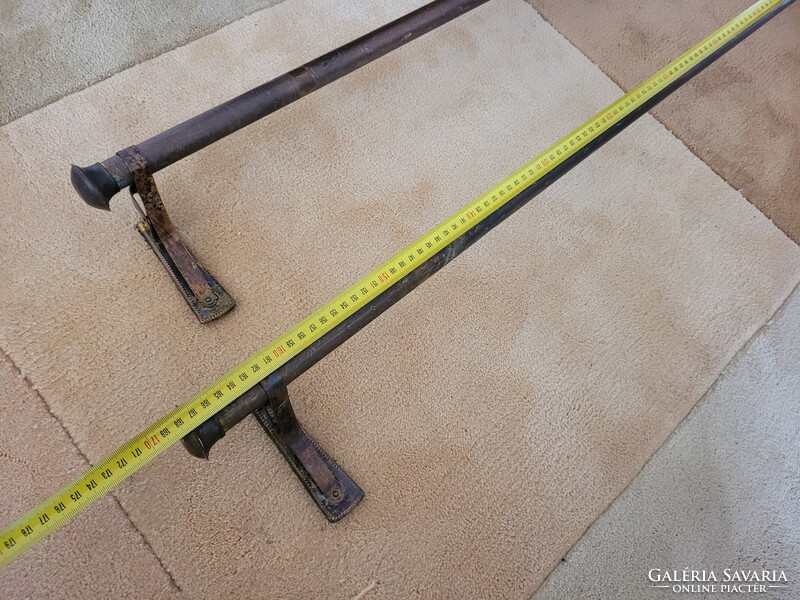 Régi antik réz függönytartó karnis 168 cm