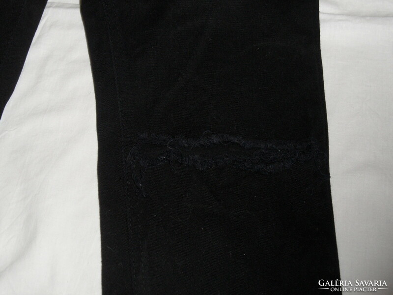 Super Skynny Black Stretch Women's Pants (36/38)