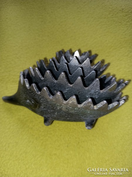 Walter bosse style metal urchin urchin ashtray set of 5 pieces !!!