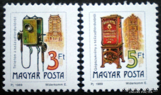 S4019-20 / 1990 Postatörténat bélyegsor postatiszta